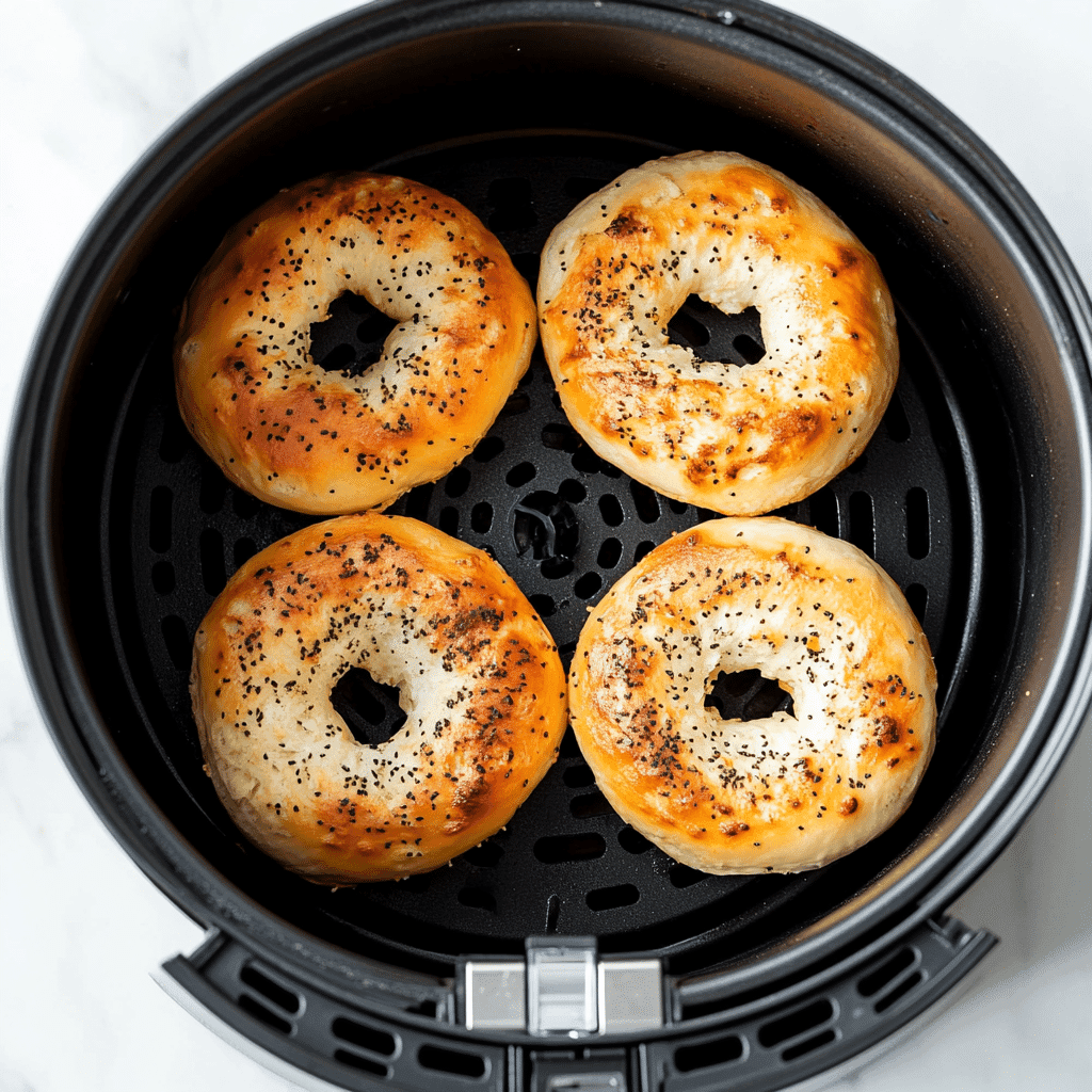 Air Fryer Cottage Cheese Bagels: Easy, High-Protein Breakfast 9 Cottage cheese bagels in the air fryer