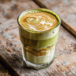 Brown Sugar Matcha Latte Recipe: Smooth, Rich & Surprisingly Easy 10 Brown sugar matcha latte on rustic table
