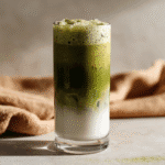 Chai Matcha Latte: A Bold, Healthy Twist on Your Favorite Latte 8 Chai matcha latte in a tall glass cup