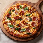 Chicken Crust Pizza Recipe – Low-Carb, High-Flavor Comfort 5 Chicken crust pizza recipe with toppings