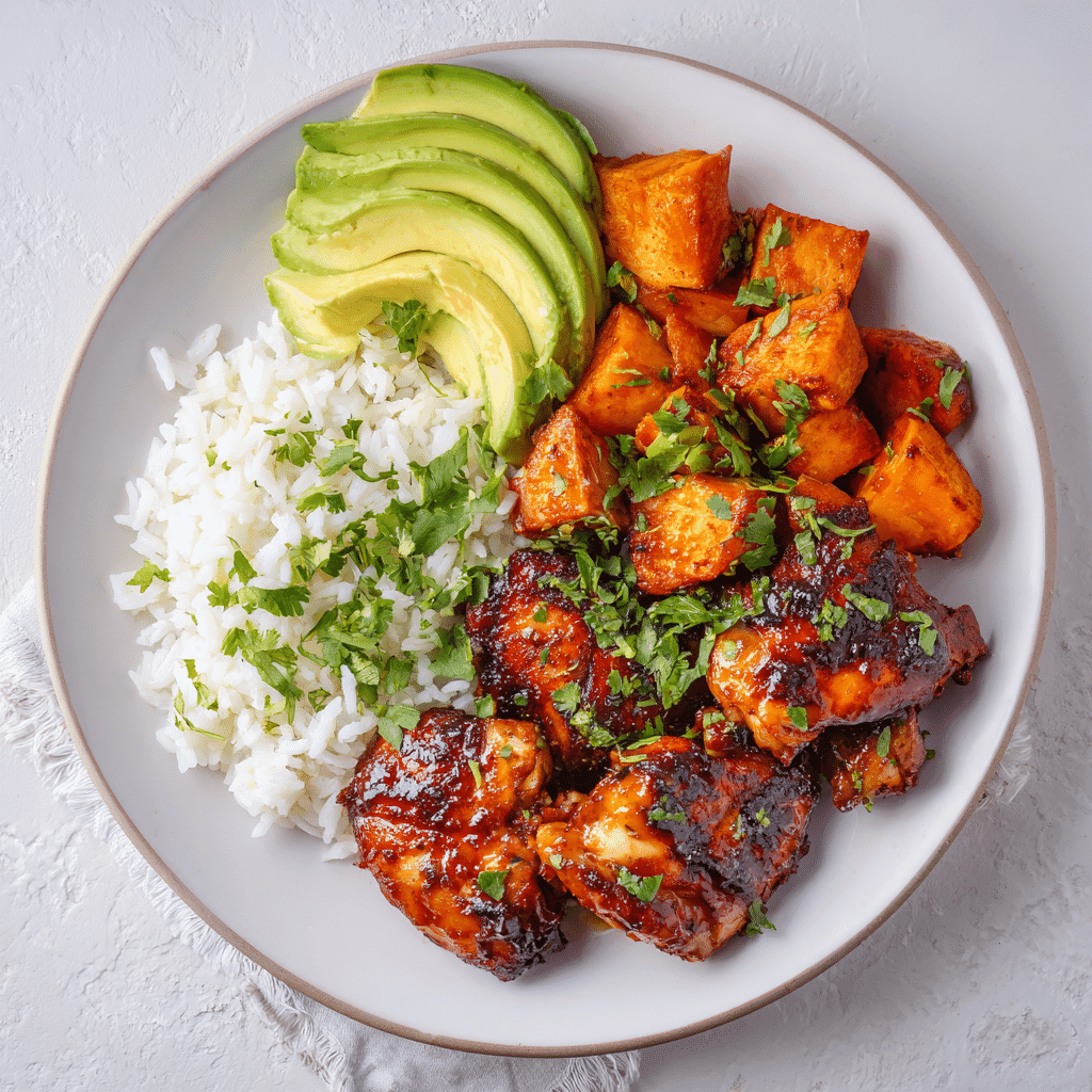 Chipotle Honey Chicken Recipe That’s Sweet, Smoky & Easy 8 Plated chipotle honey chicken recipe with sides
