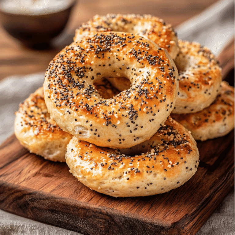 Cottage Cheese Protein Bagels: High-Protein, No-Fuss Breakfast Win 5 Cottage cheese protein bagels stacked fresh from oven