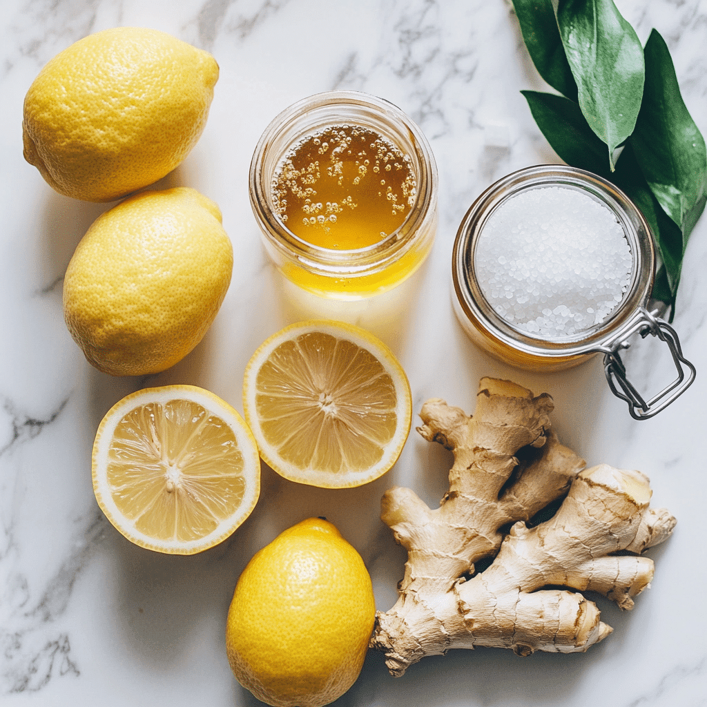 Lemon Ginger Ferment Recipe for Gut Health and Classic Comfort 3 Ingredients for lemon ginger ferment recipe