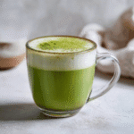 Matcha Latte Recipe Without Whisk – Creamy, Simple & Fast 8 Matcha latte without whisk served in glass mug