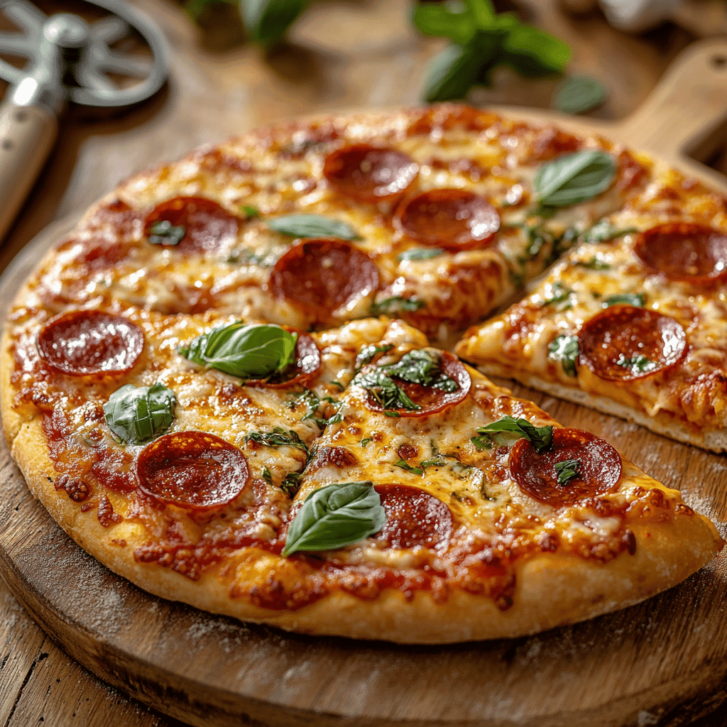 Chicken Crust Pizza Recipe – Low-Carb, High-Flavor Comfort 8 Sliced chicken crust pizza recipe ready to serve