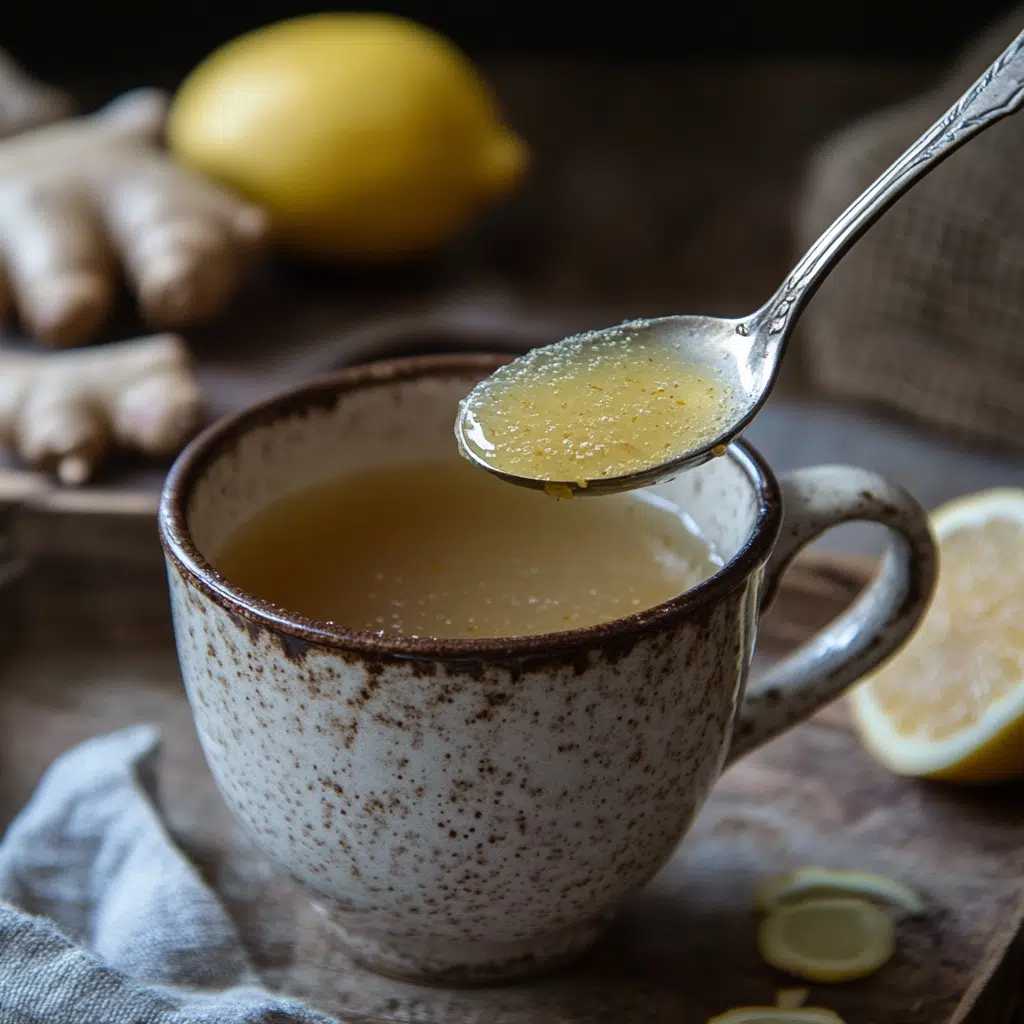 Lemon Ginger Ferment Recipe for Gut Health and Classic Comfort 6 Serving lemon ginger ferment in tea