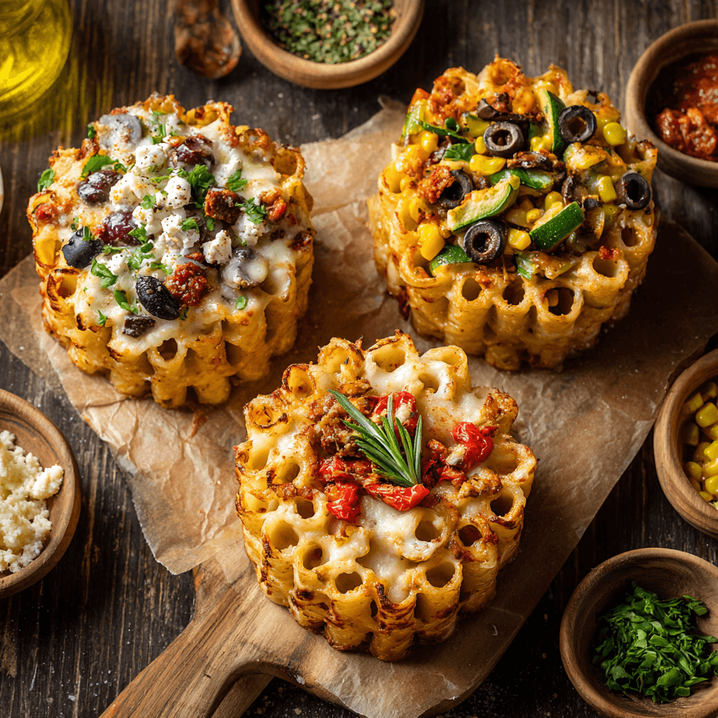 Honeycomb Pasta Cake – Easy, Stunning, and Cheesy Showstopper 5 Regional variations of honeycomb pasta cake with creative toppings