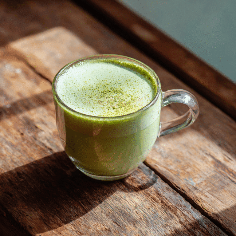 Matcha Latte Recipe That Actually Tastes Good and Easy to Make 6 matcha latte recipe served in a glass mug