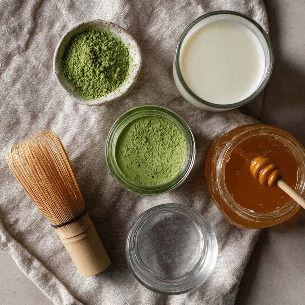 Matcha Latte Recipe That Actually Tastes Good and Easy to Make 8 ingredients for matcha latte recipe