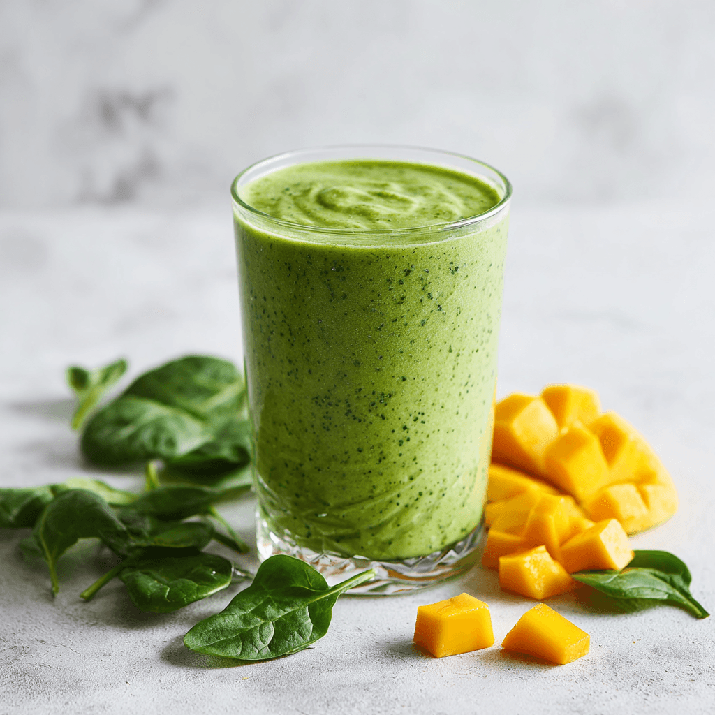 Panera Tropical Green Smoothie Recipe: Easy, Healthy, Delicious 3 Panera tropical green smoothie recipe at home with spinach and mango
