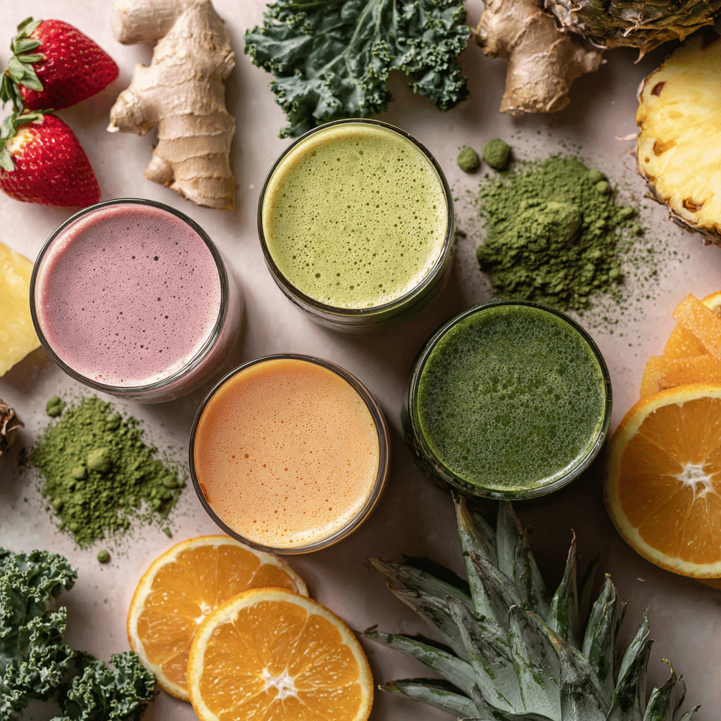 Panera Tropical Green Smoothie Recipe: Easy, Healthy, Delicious 5 Fun tropical green smoothie flavor variations with fruit and superfood ingredients