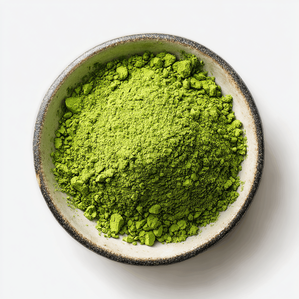 Make Matcha Tea Without Whisk – Smooth & Easy Methods That Work 3 Vibrant green matcha powder in a bowl showing fine texture