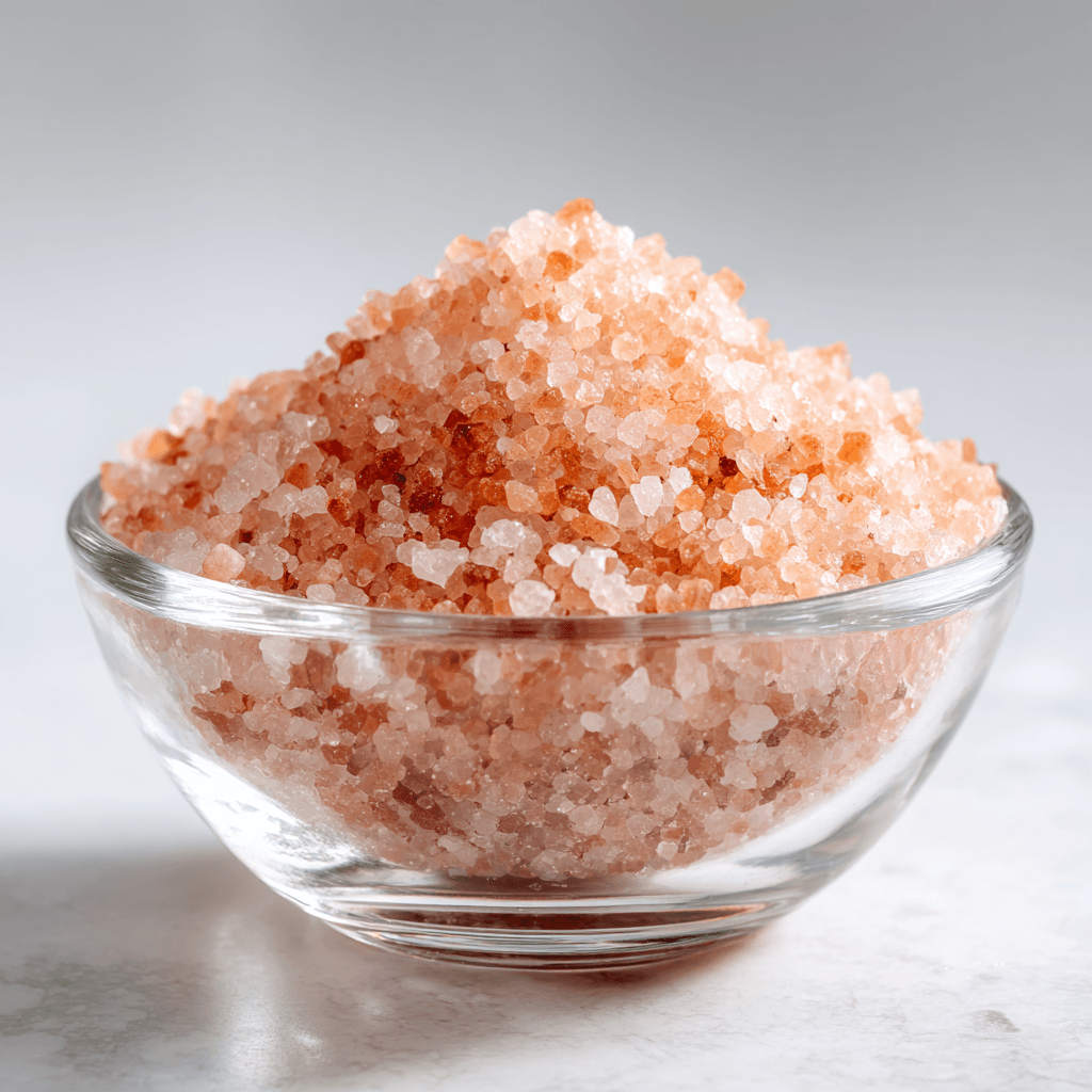 How to Use Pink Salt – 4 Proven Tricks for Fast Weight Loss 1 Pink Himalayan salt in a glass bowl for weight loss