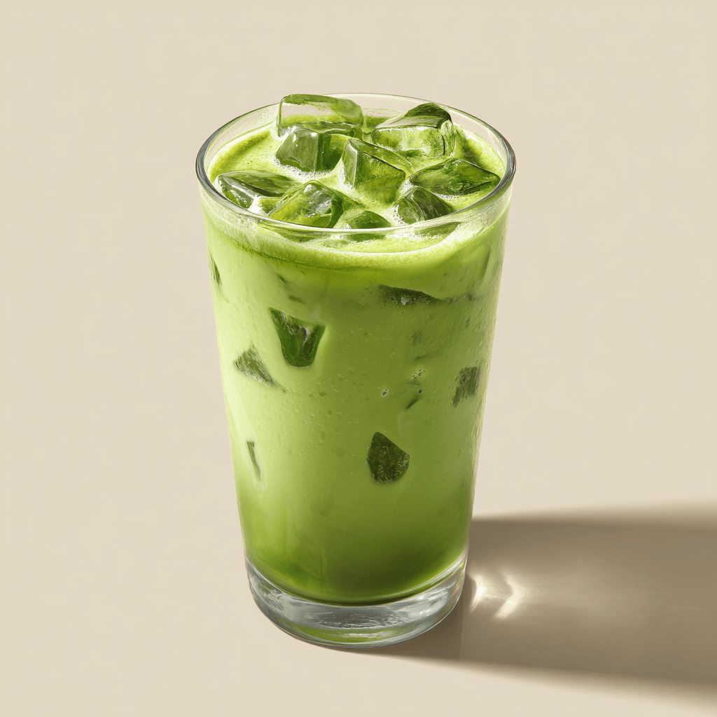 Matcha Cold Foam – Creamy, Refreshing, and Easy to Make 5 tall iced matcha latte with perfectly whipped matcha cold foam on white background