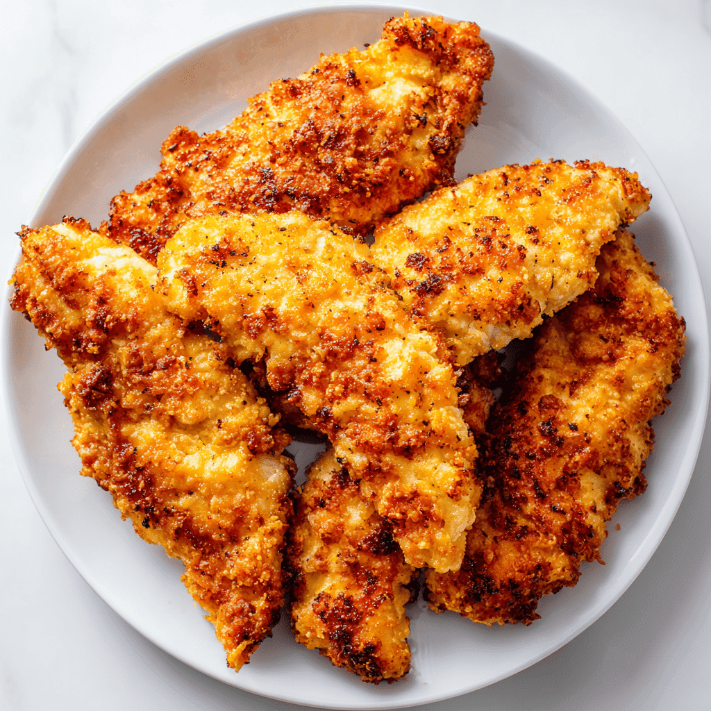 Chicken Tenders Air Fryer No Breading: Juicy & Healthy 7 Juicy air fryer chicken tenders without breading on a white plate