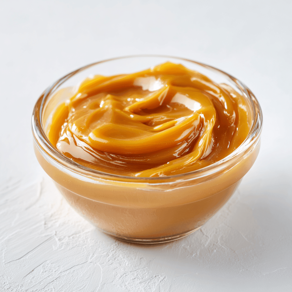 Caramel Sauce for Coffee: Best Brands, Tips & Easy Recipe 2 Homemade caramel sauce for coffee in a clear glass bowl