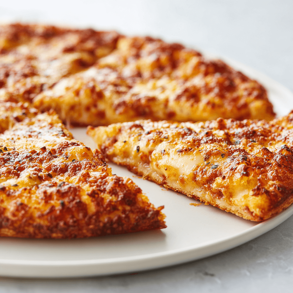 Homemade Thin Crust Pizza Dough Recipe: Crispy & Easy 3 Close-up of crispy thin crust pizza with golden edges and crunchy texture