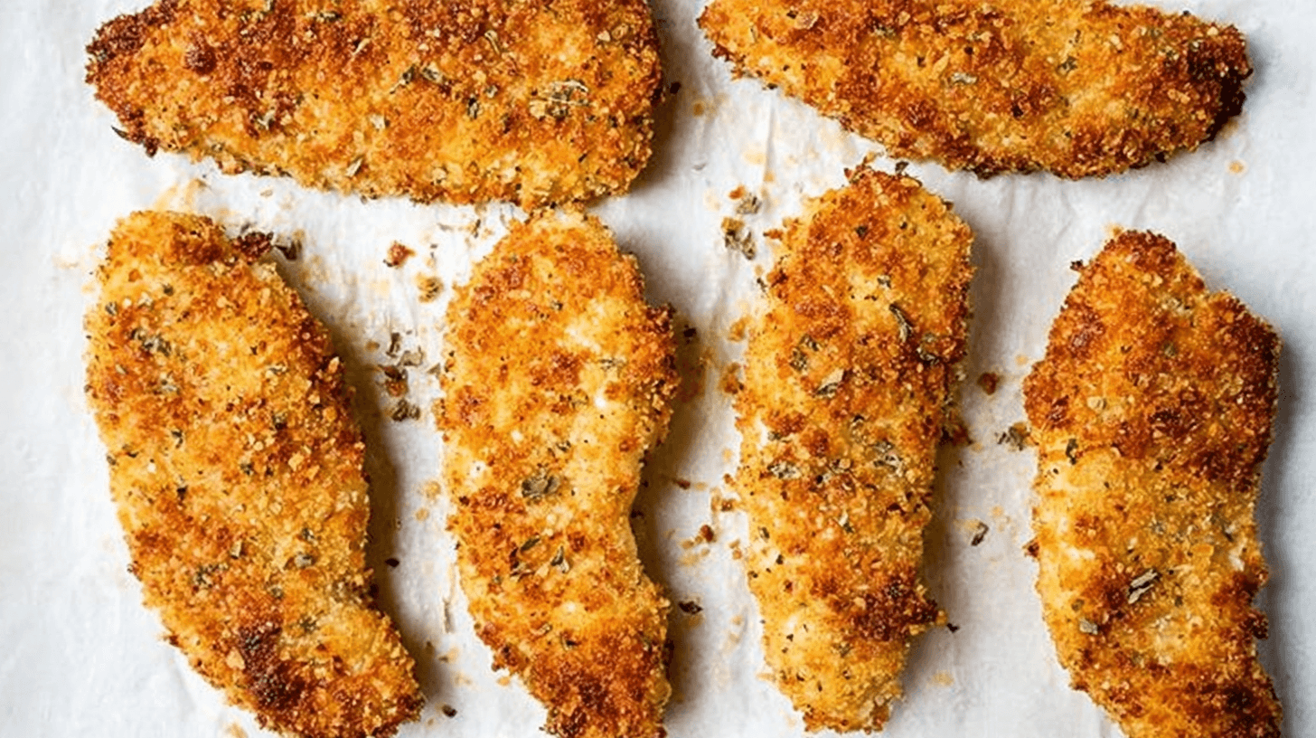 crspy breaded air fryer chicken tenders