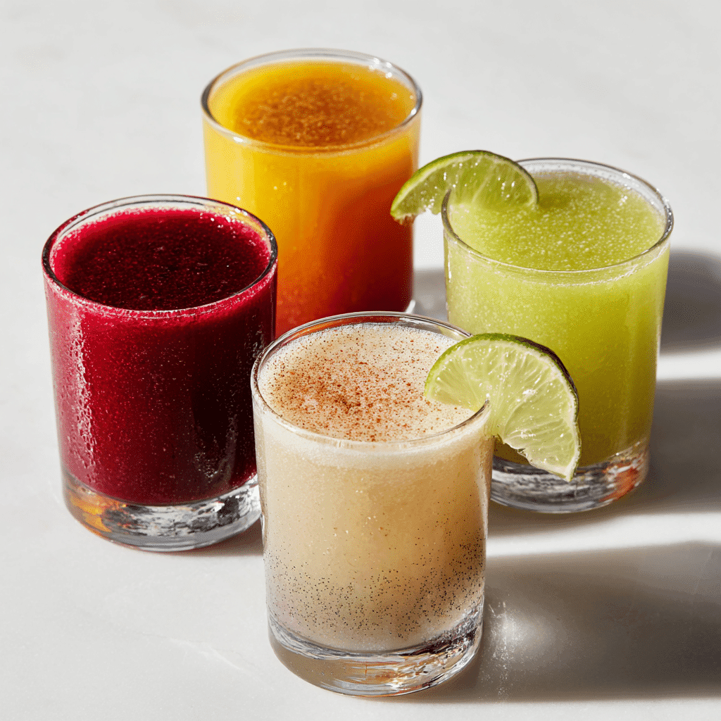 Agua Fresca Recipe: Authentic, Refreshing, and Easy to Make 3 Four variations of agua fresca including hibiscus, tamarind, chia, and barley