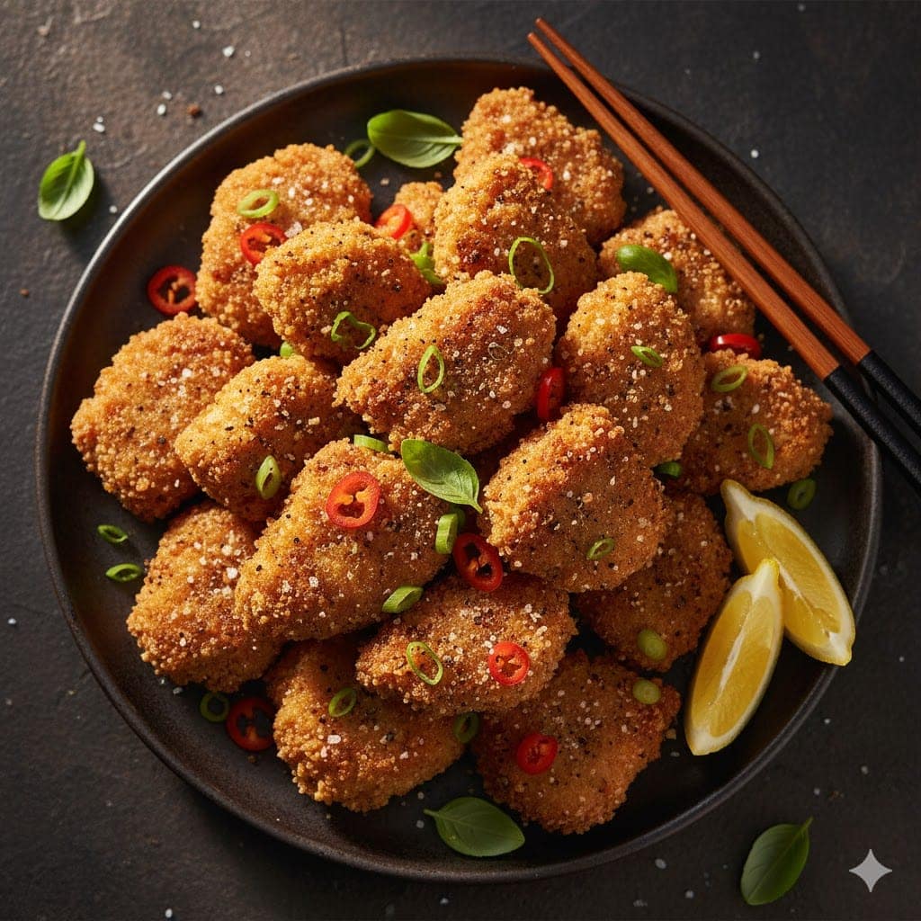 Golden roasted garlic bulbs with thyme on parchment paper.