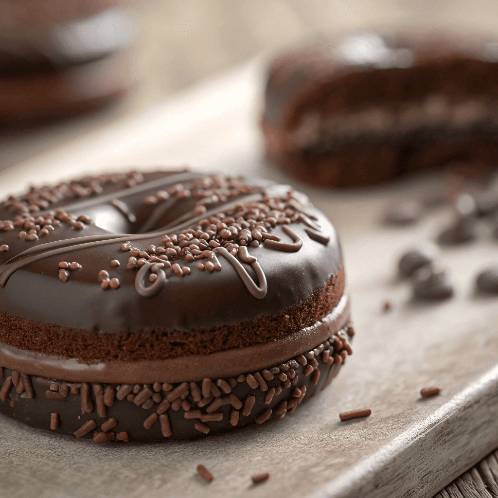 Easy Homemade Chocolate Covered Oreos 3 Macro shot highlighting the glossy chocolate coating and detailed texture of a chocolate covered Oreo.