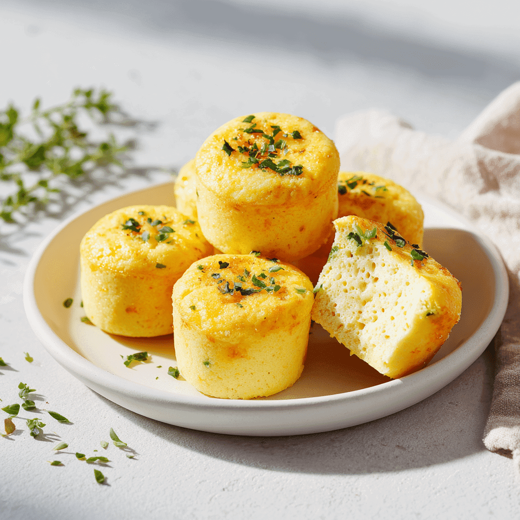 Healthy Instant Pot egg bites served on a white plate, sliced open to reveal fluffy texture and colorful veggie filling — easy high-protein breakfast idea.