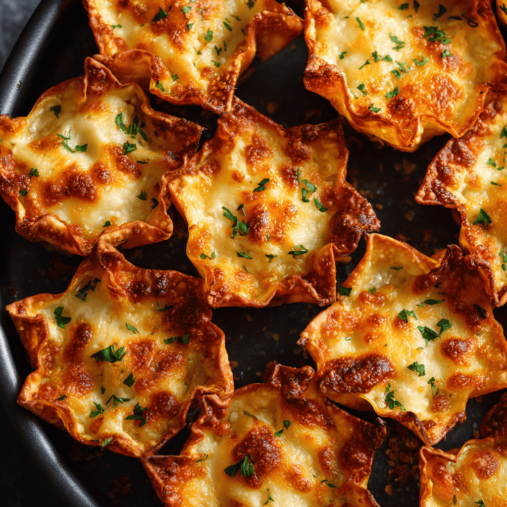 A full pan of golden crispy Iowa Party Bites with melted cheese and herbs.
